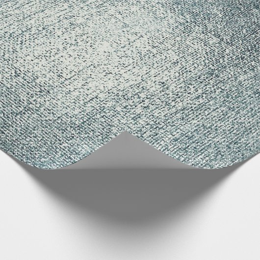 Blauwgroen Silver Graphite Blue Metall Brush Makeu Cadeaupapier (Hoek)