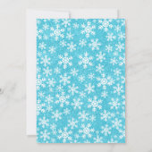 Blauwgroen Silver Princess Winter Wonderland Quinc Kaart (Achterkant)