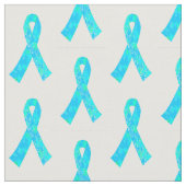 Blauwgroen Sky Blue Jigzaag Puzzle Pattern Stof (Close Up)