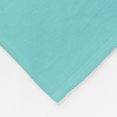 Blauwgroen Sky Personalized Fleece Blanket Deken (Hoek)