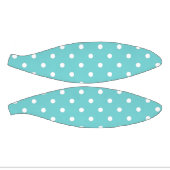 Blauwgroen Sky Polka Dot Basketbal (Panelen)