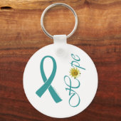 Blauwgroen Sleutelhanger van de Hoop van Lint (Voorkant)