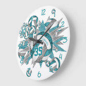 blauwgroen slokdarm voor meisjes grote klok (Hoek)