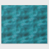 Blauwgroen Sparkle Mermaid Cadeaupapier (Vlak)