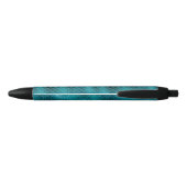 Blauwgroen Sparkle Mermaid op maat Zwarte Inkt Pen (Achterkant)
