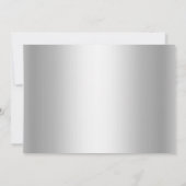 Blauwgroen Sparkle Princess Theme Sweet 16 Invite Kaart (Achterkant)