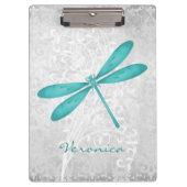 Blauwgroen, speciaal voor Dragonfly ontworpen klem Klembord (Voorkant)