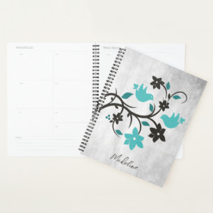 Blauwgroen speciale plank voor vogels planner