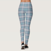 Blauwgroen speldenspel leggings (Achterkant)