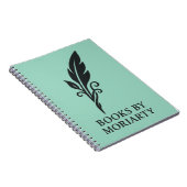 Blauwgroen spiraal notitieboek (Rechterzijde)