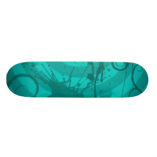 Blauwgroen Splatter Persoonlijk Skateboard