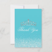 Blauwgroen spleet met dank aan uw kaarten (Achterkant)