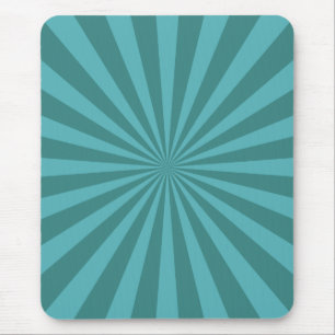 Blauwgroen StarBurst Muismat