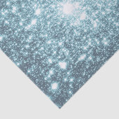 Blauwgroen Stars tissuepapier (Detail)