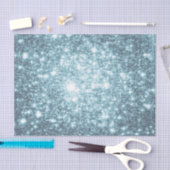 Blauwgroen Stars tissuepapier (Craft)