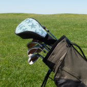 Blauwgroen Starvis Golfheadcover (Insitu)