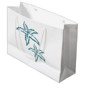 Blauwgroen Starvis Large Cadeautasje (Voorkant Gekanteld)