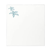 Blauwgroen Starvis Notitieblok (Voorkant)