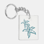 Blauwgroen Starvis Sleutelhanger (Voorkant Links)