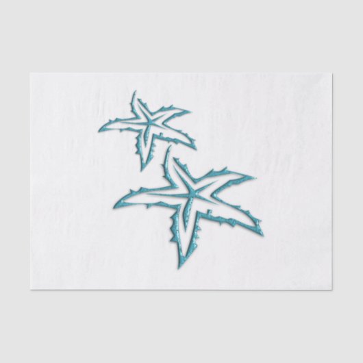 Blauwgroen Starvis Tissuepapier (Voorkant)
