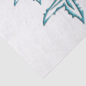 Blauwgroen Starvis Tissuepapier (Detail)