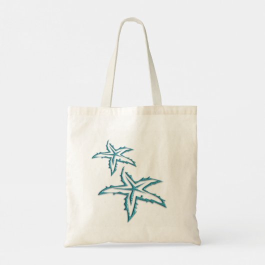 Blauwgroen Starvis Tote Bag (Achterkant)