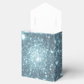 Blauwgroen Sterren Favor Box Bedankdoosjes (Geopend)