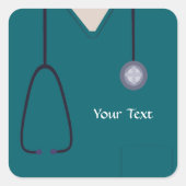 Blauwgroen Sticker medische kruiden (Voorkant)