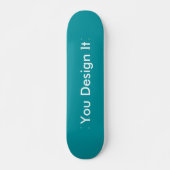 Blauwgroen stijl persoonlijk skateboard (Voorkant)
