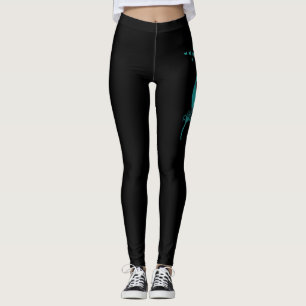 Blauwgroen stollingsvogels voor kanker leggings