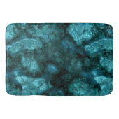 Blauwgroen Stone abstract Badmat (Voorkant)