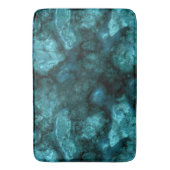 Blauwgroen Stone abstract Badmat (Voorkant Verticaal)