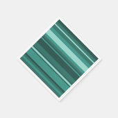 Blauwgroen strepen servetten (Hoek)