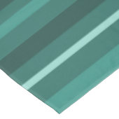 Blauwgroen strepen tafelkleed (Gekanteld)