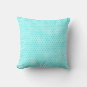 Blauwgroen Stripe-Waterverf Kussen