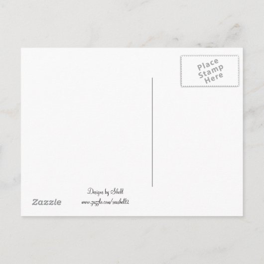 Blauwgroen striped Save the Date Aankondigingskaart (Achterkant)