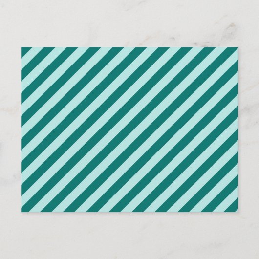  Blauwgroen Stripes Briefkaart (Voorkant)