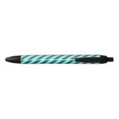 Blauwgroen stripes zwarte inkt pen (Achterkant)