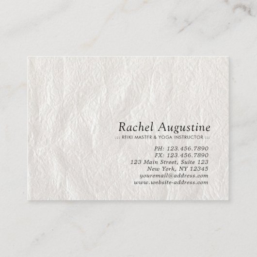 BLAUWGROEN structuur van de Loyalty-Waterverf van  Kortingskaartje (Achterkant)