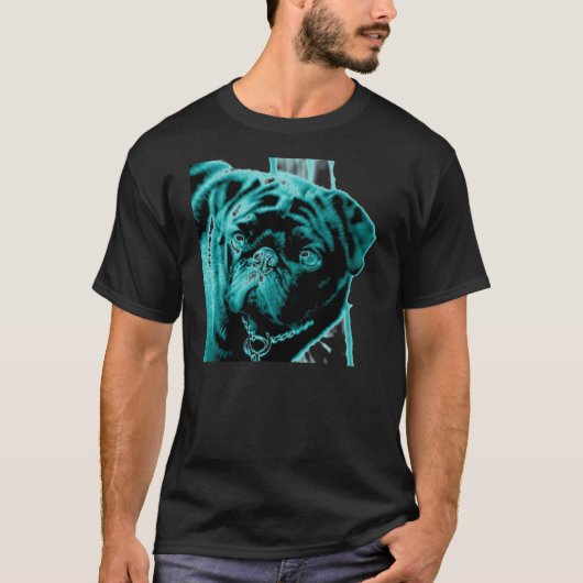 Blauwgroen T-shirt (Voorkant)