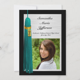 Blauwgroen Tassel met fotograaf Kaart