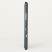 Blauwgroen tekst op kleurenscherm met wervelkolom Case-Mate iPhone case (Achterkant / rechts)