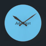 Blauwgroen Tekst toevoegen Aangepaste Sjabloon Ronde Klok<br><div class="desc">Blauwgroen Tekst toevoegen Aangepaste Sjabloon</div>