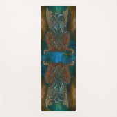 Blauwgroen terreur yogamat (Voorkant)