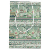  Blauwgroen thee & Rozen Gift Bag Medium Cadeauzakje (Achterkant)