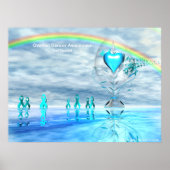 Blauwgroen tijd poster (Voorkant)