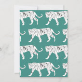 Blauwgroen tijger kaart (Voorkant)