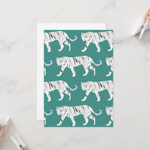 Blauwgroen tijger kaart