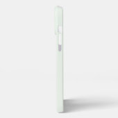 Blauwgroen Tijger met Bord Groen iPhone Hoesje (Linkerkant)