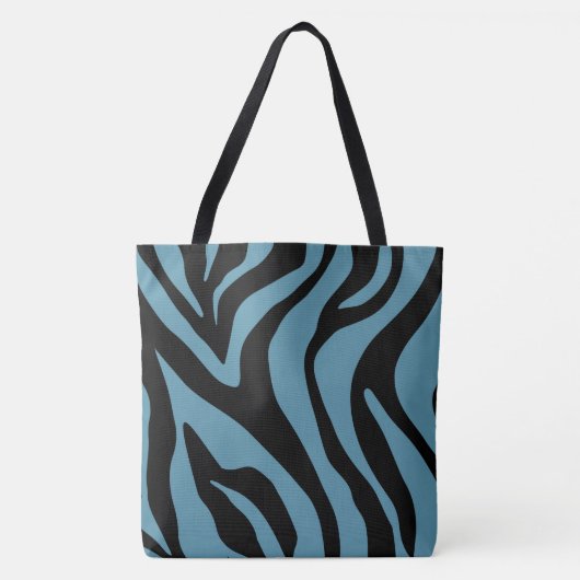 Blauwgroen tijgerCanvas tassen (Voorkant)